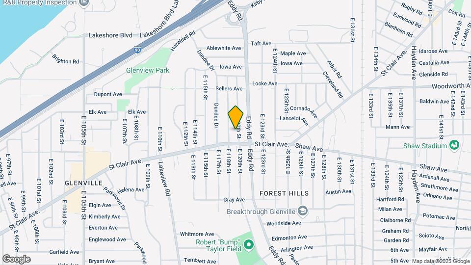 552 E 120th St Map and Location Details