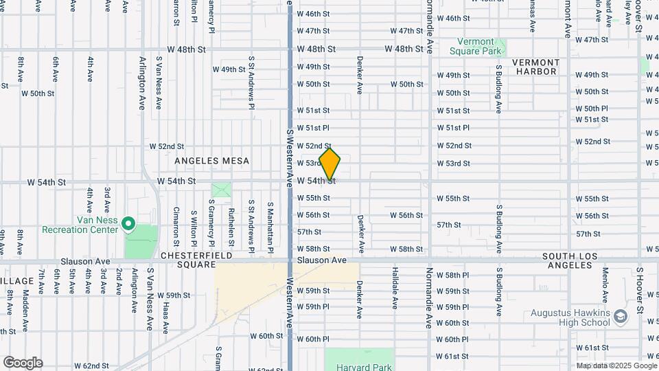 1654 W 54th St Map and Location Details