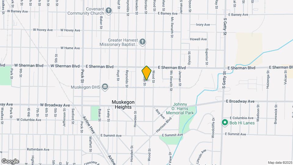 2642 Riordan St Map and Location Details