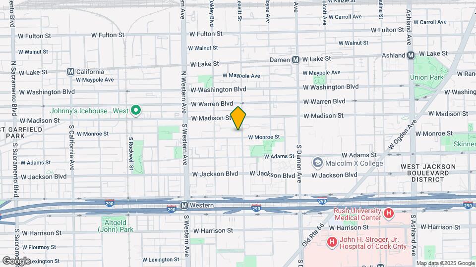 2206 W Monroe St Map and Location Details