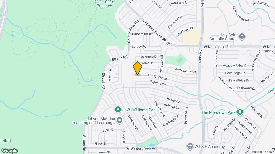 7418 Emory Oak Ln Mapa y Detalles de la Ubicación