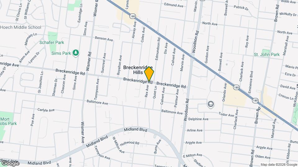 3152 Rex Ave Map and Location Details