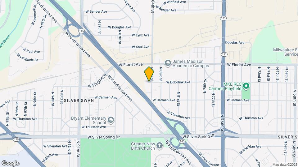 5883 N 84th St Map and Location Details