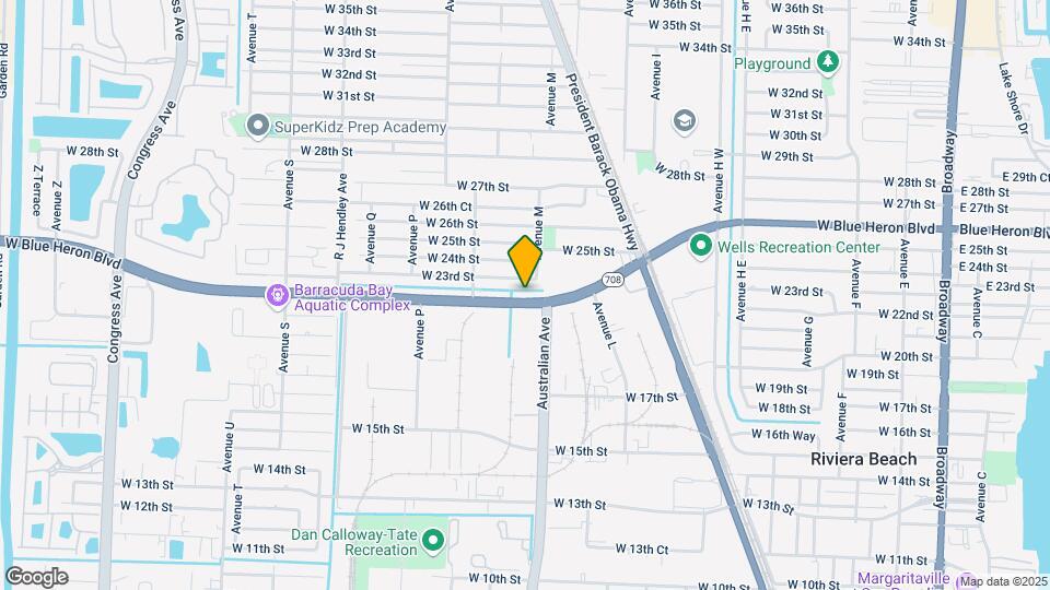 1110 Blue Heron Blvd Map and Location Details