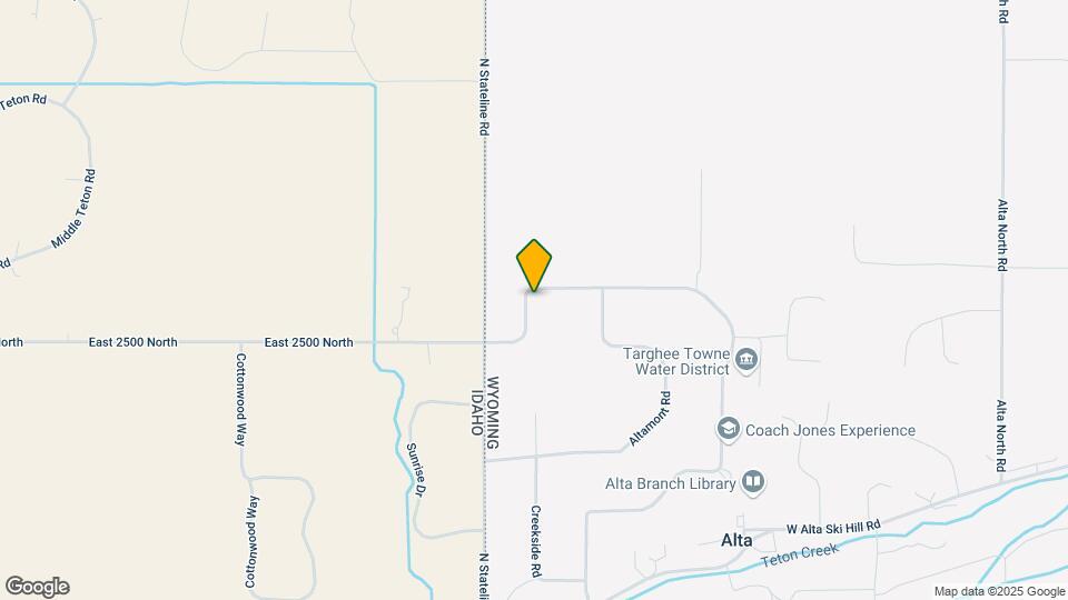 575 Targhee Towne Rd Map and Location Details