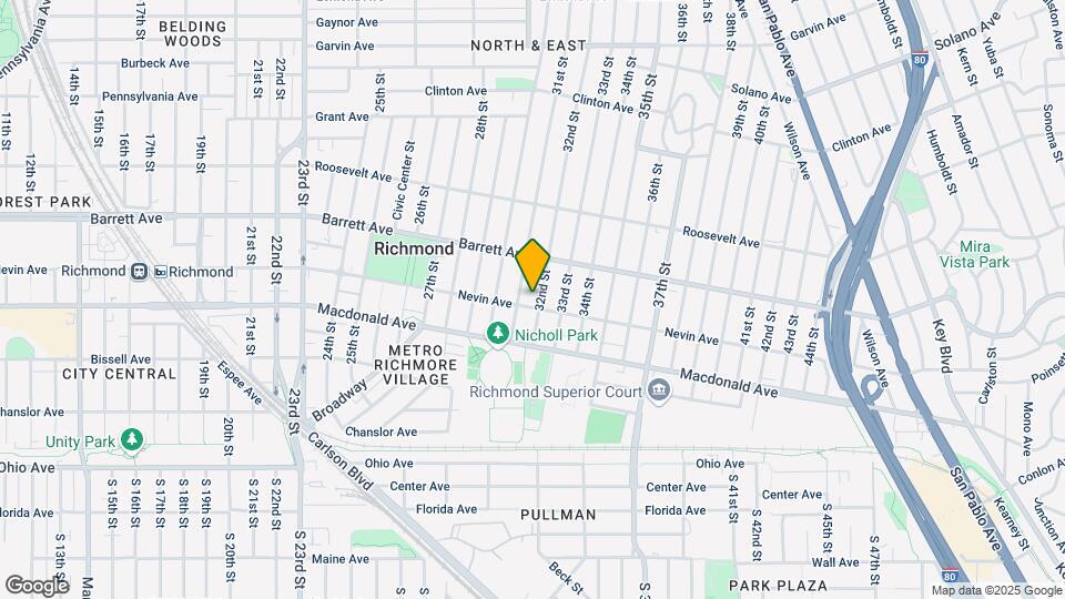 3121 Nevin Ave Map and Location Details