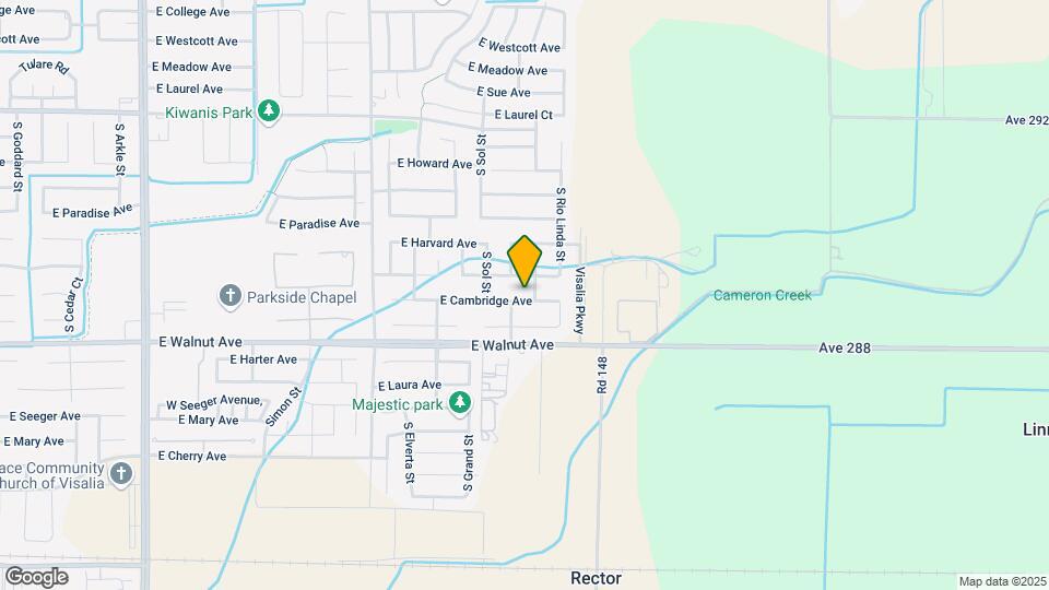 4222 E Cambridge Ave Mapa y Detalles de la Ubicación