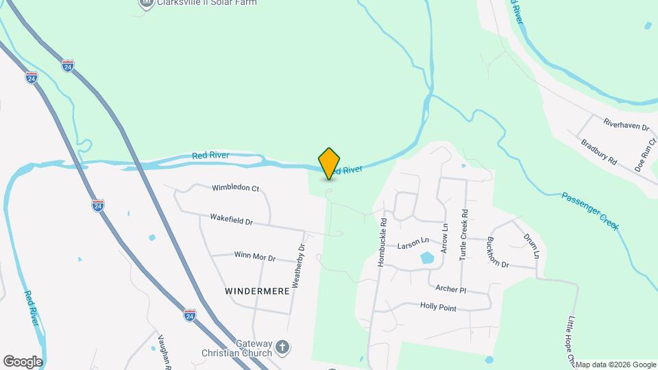 852 Hornbuckle Rd Map and Location Details