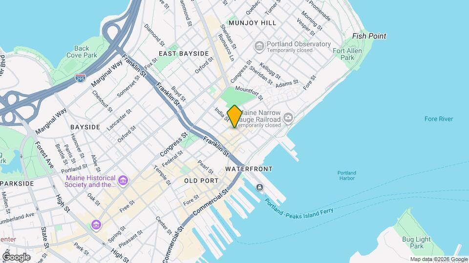 50 India St Map and Location Details