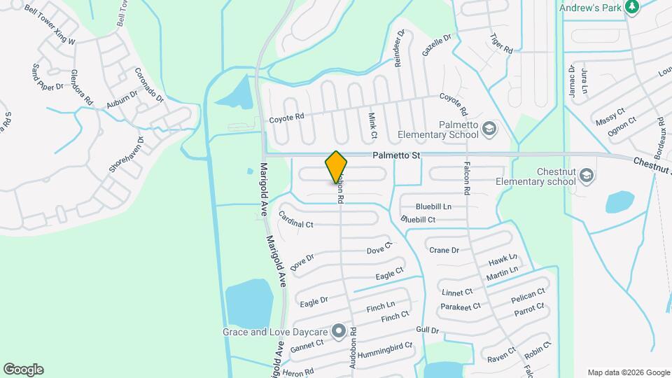 401 Blackbird Way Map and Location Details