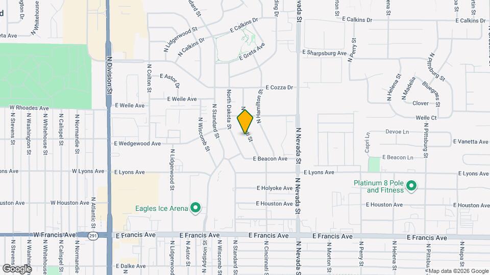 6903 N Cincinnati St Map and Location Details