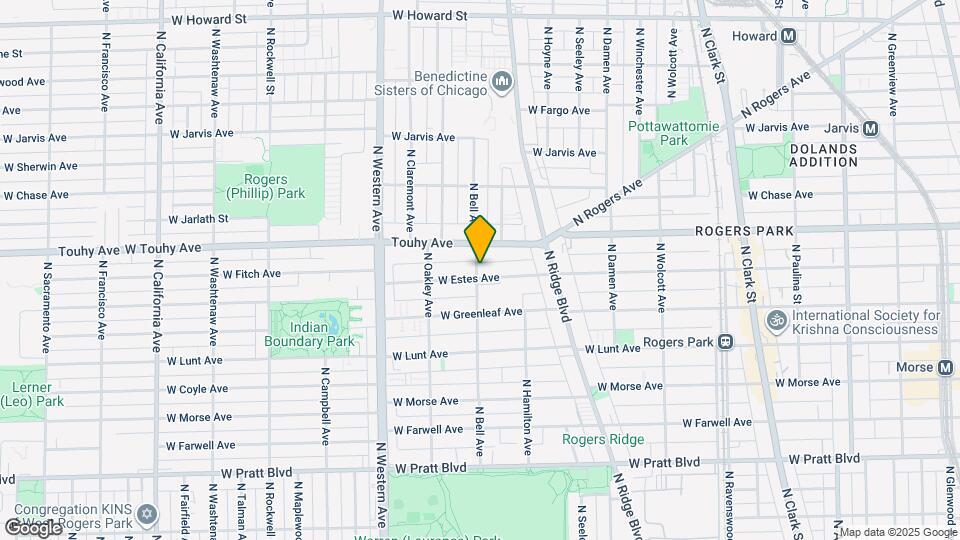 2144 W Estes Ave Map and Location Details