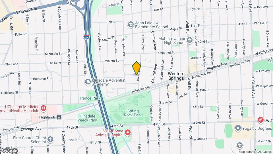 4360 Prospect Ave Map and Location Details