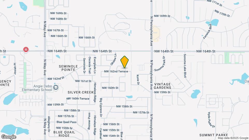 2301 NW 162nd Terrace Mapa y Detalles de la Ubicación