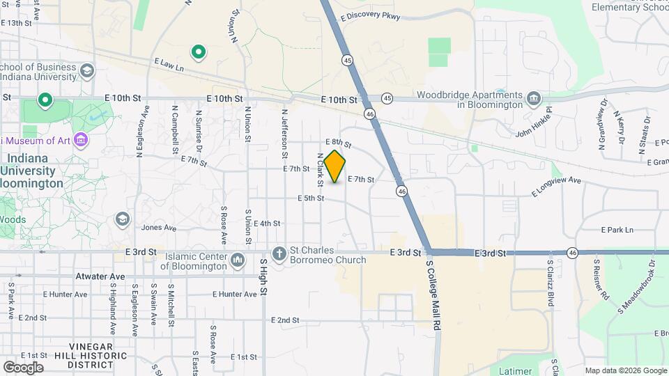 117 N Hillsdale Dr Map and Location Details