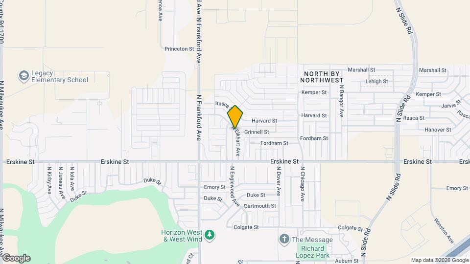 623 N Elkhart Ave Mapa y Detalles de la Ubicación