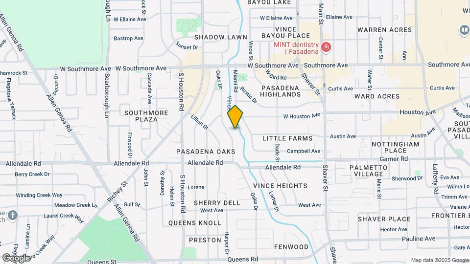 1801 Oaks Dr Map and Location Details