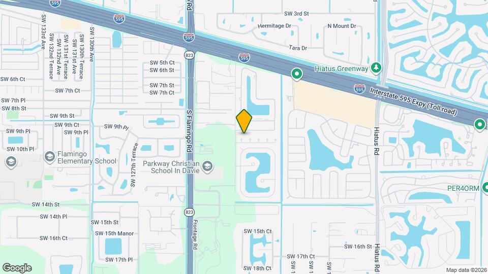 1038 SW 120th Way Mapa y Detalles de la Ubicación