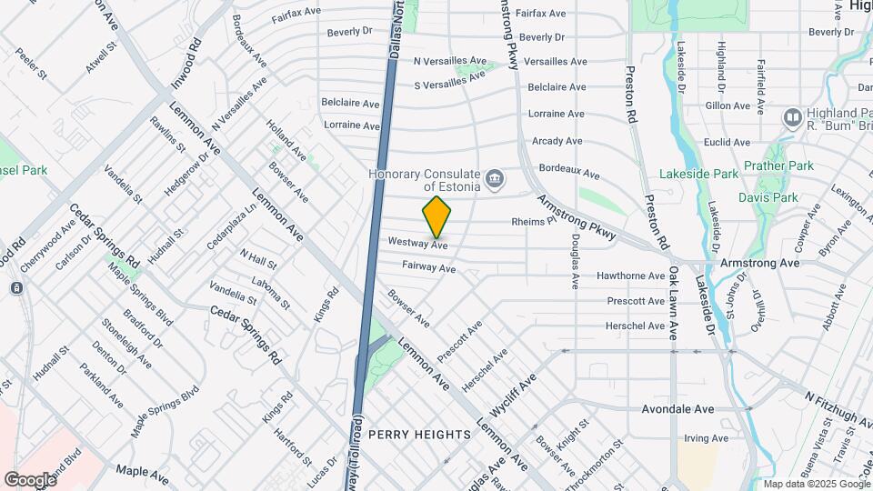 4520 Westway Ave Map and Location Details