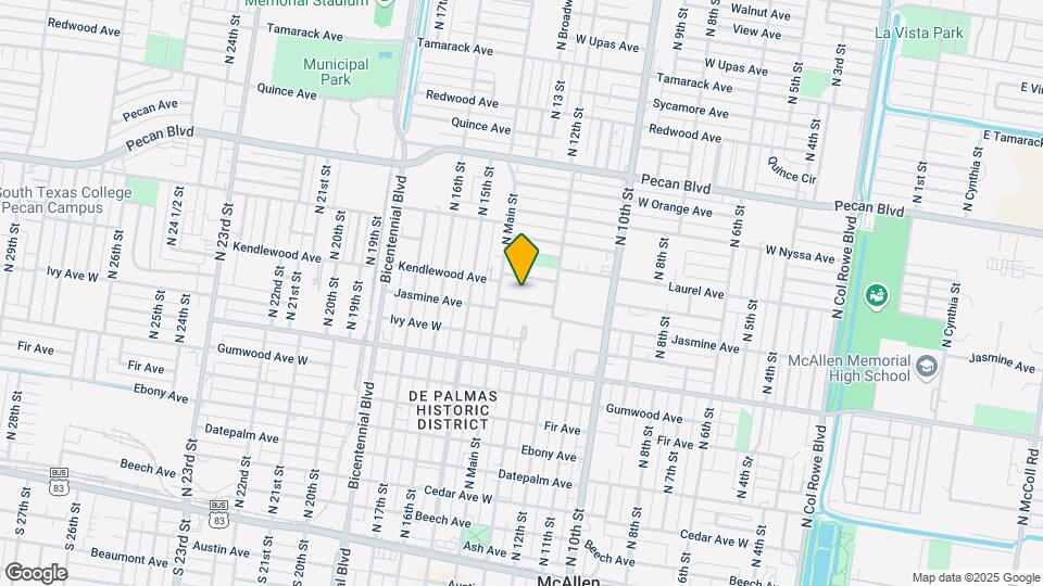 1308 Jasmine Ave Mapa y Detalles de la Ubicación