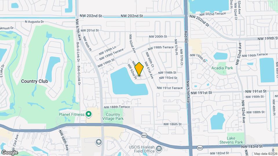 19432 NW 62nd Ct Map and Location Details