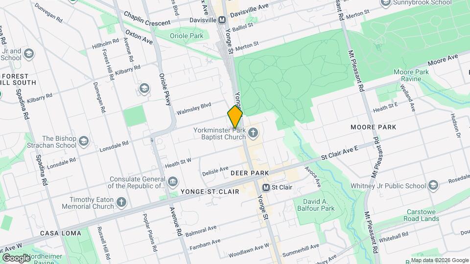 1 Mallory Gardens Map and Location Details