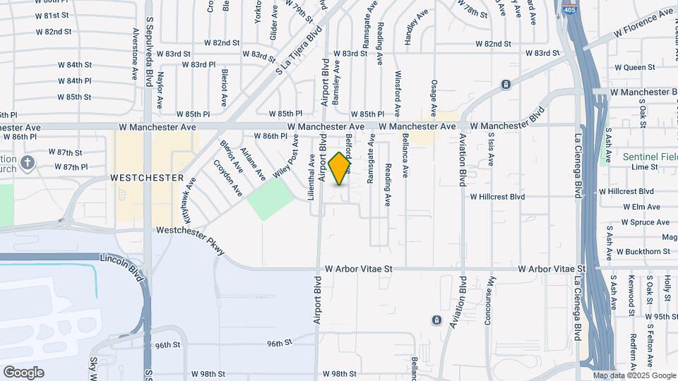 5844 W 88th St Map and Location Details