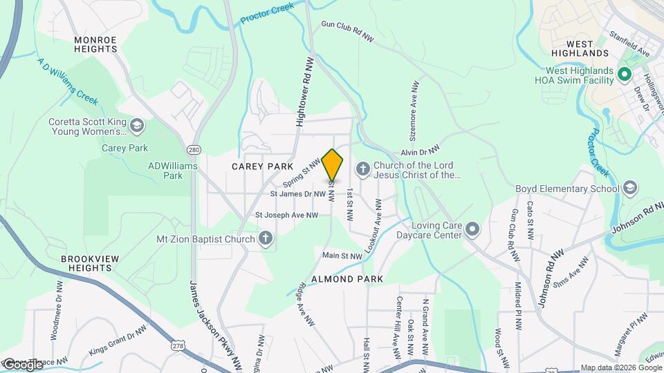 1127 2nd St NW Map and Location Details