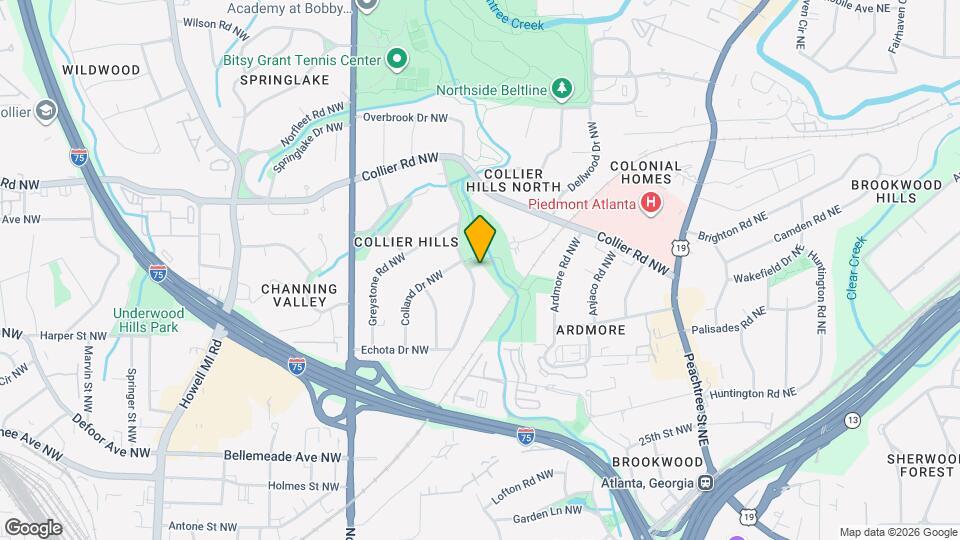 1921 Walthall Dr NW Map and Location Details