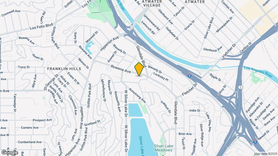 2800 Rowena Ave Map and Location Details
