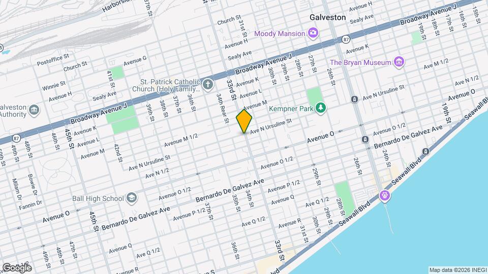 3301 Ave N Ursuline St Map and Location Details