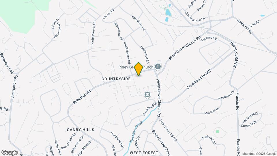 2404 Robinson Rd Map and Location Details