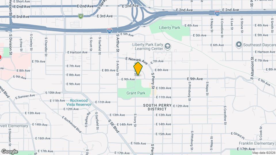 829 S Ivory St Map and Location Details