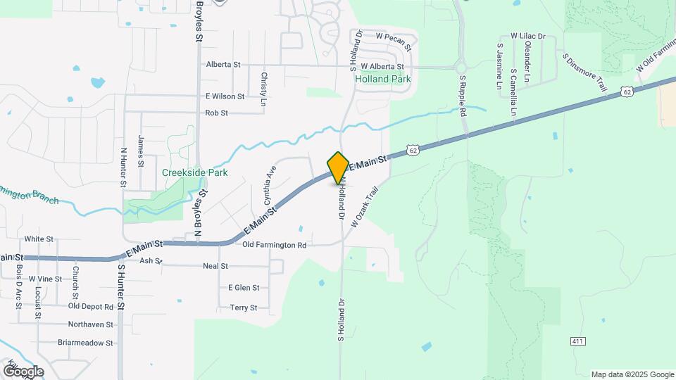 Holland Townhomes Map and Location Details