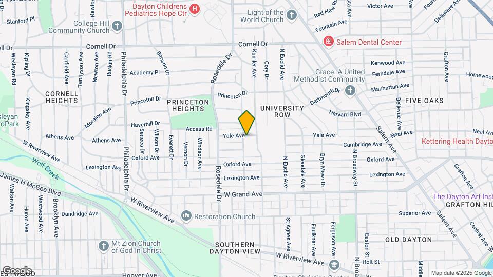 1258 Catalpa Dr, Unit 1 Map and Location Details