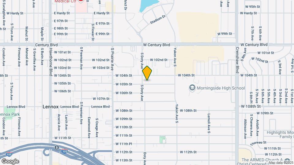 3743-3749 W 105th St Map and Location Details