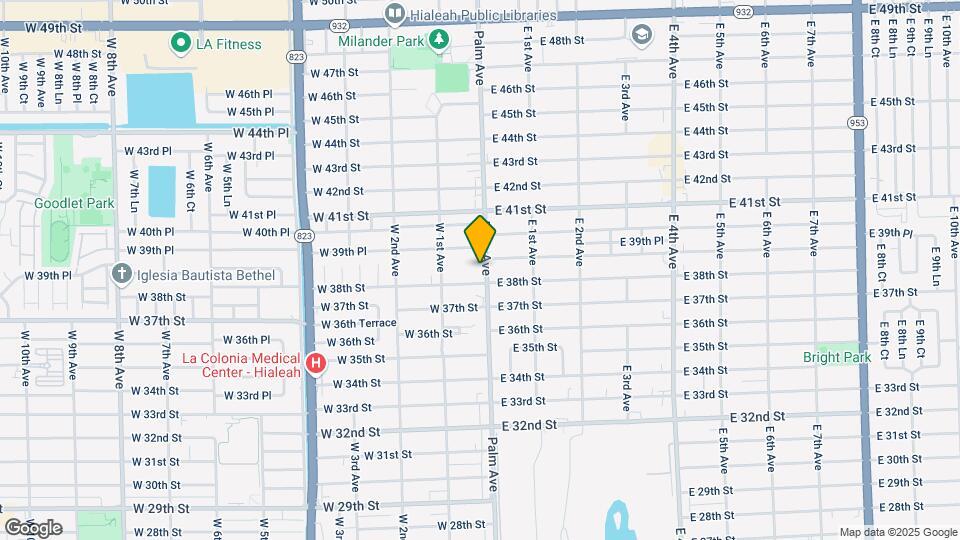 Palm Ave Gardens Condo Mapa y Detalles de la Ubicación