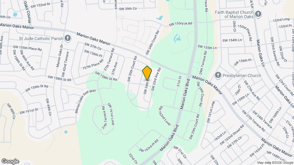 15932 SW 34th Court Rd Map and Location Details