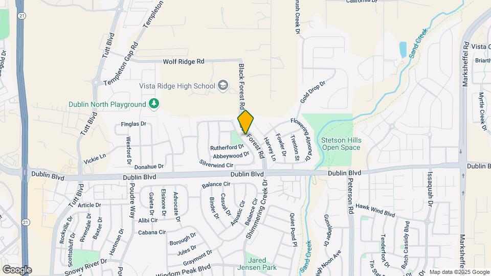 6627 Silverwind Cir Map and Location Details