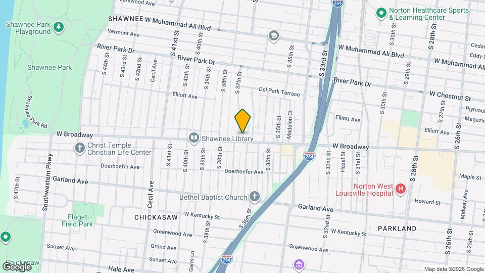 3625 W Broadway Map and Location Details