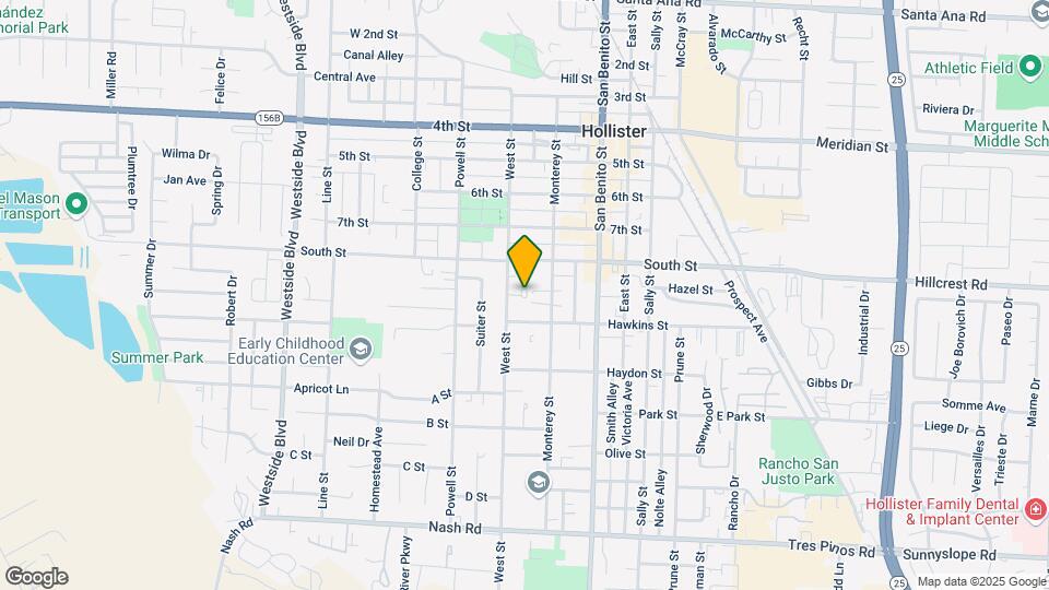 853 O Neil Dr Mapa y Detalles de la Ubicación