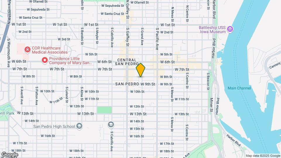 809 S Grand Ave Map and Location Details