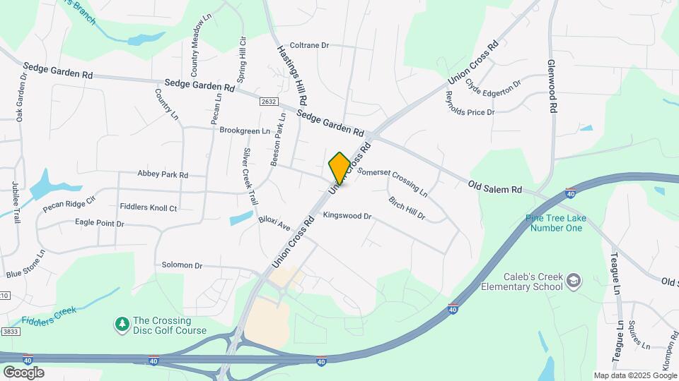 1425 Union Cross Rd Map and Location Details