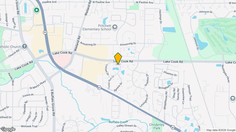 1227 Elder Ct, Unit Cedar Run Map and Location Details