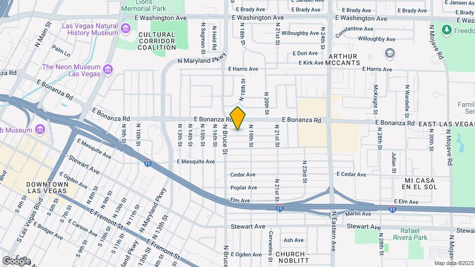 1721 Linden Ave Map and Location Details
