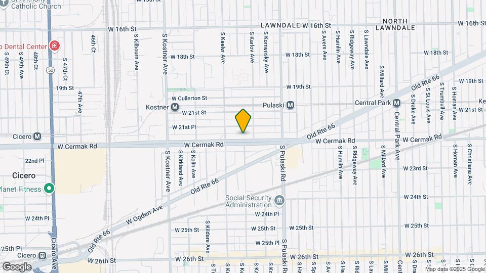 4122 W Cermak Rd, Unit 2 Map and Location Details