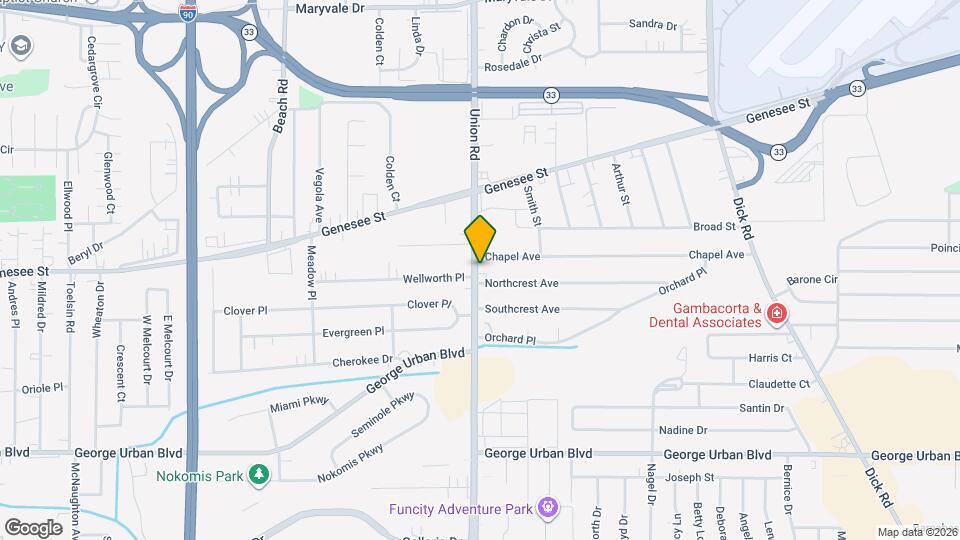 4063 Union Rd, Unit Front Apartment Mapa y Detalles de la Ubicación