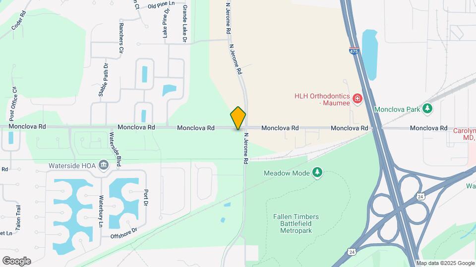 6621 Monclova Rd Map and Location Details