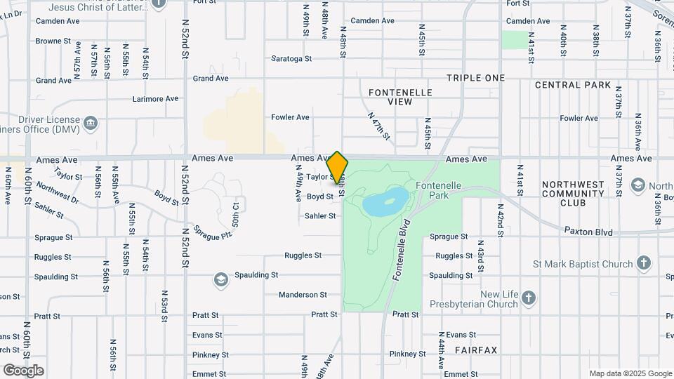 4310 N 48th St Map and Location Details