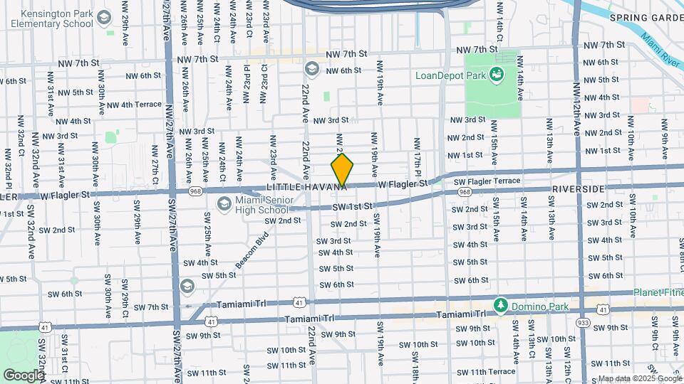 2046 W Flagler St Mapa y Detalles de la Ubicación